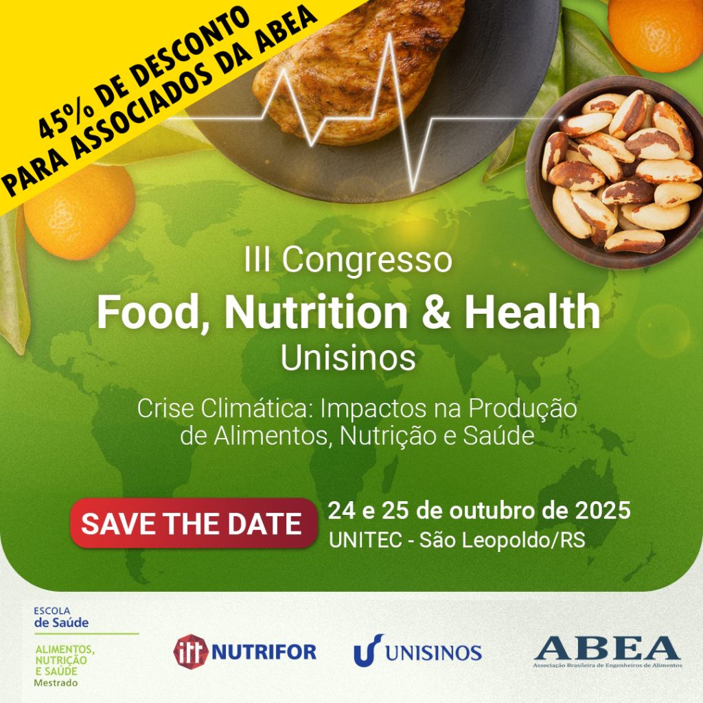 ABEA firma parceria com a UniSinos para o III Congresso Food, Nutrition and Health